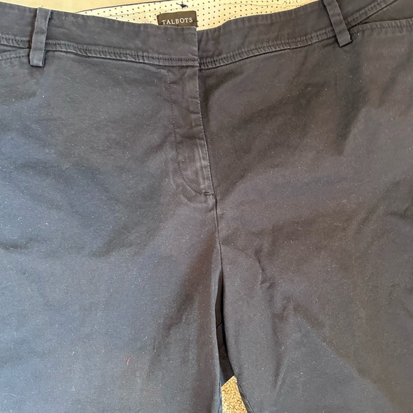 Talbots The Perfect Shorts-10.5”. Lots of 2. Khaki and navy. Classic. Prep. 20W - Picture 2 of 14
